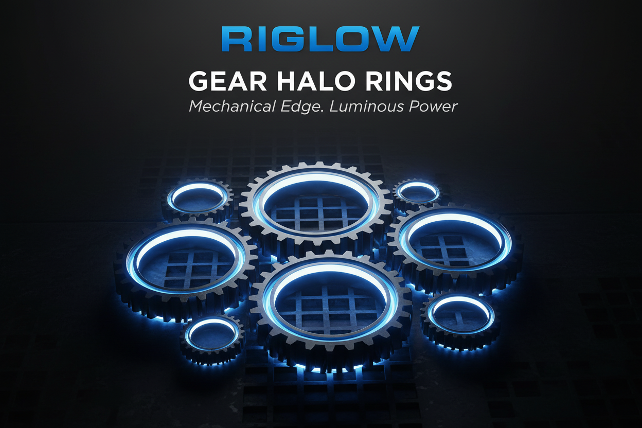 Gear Halo Rings