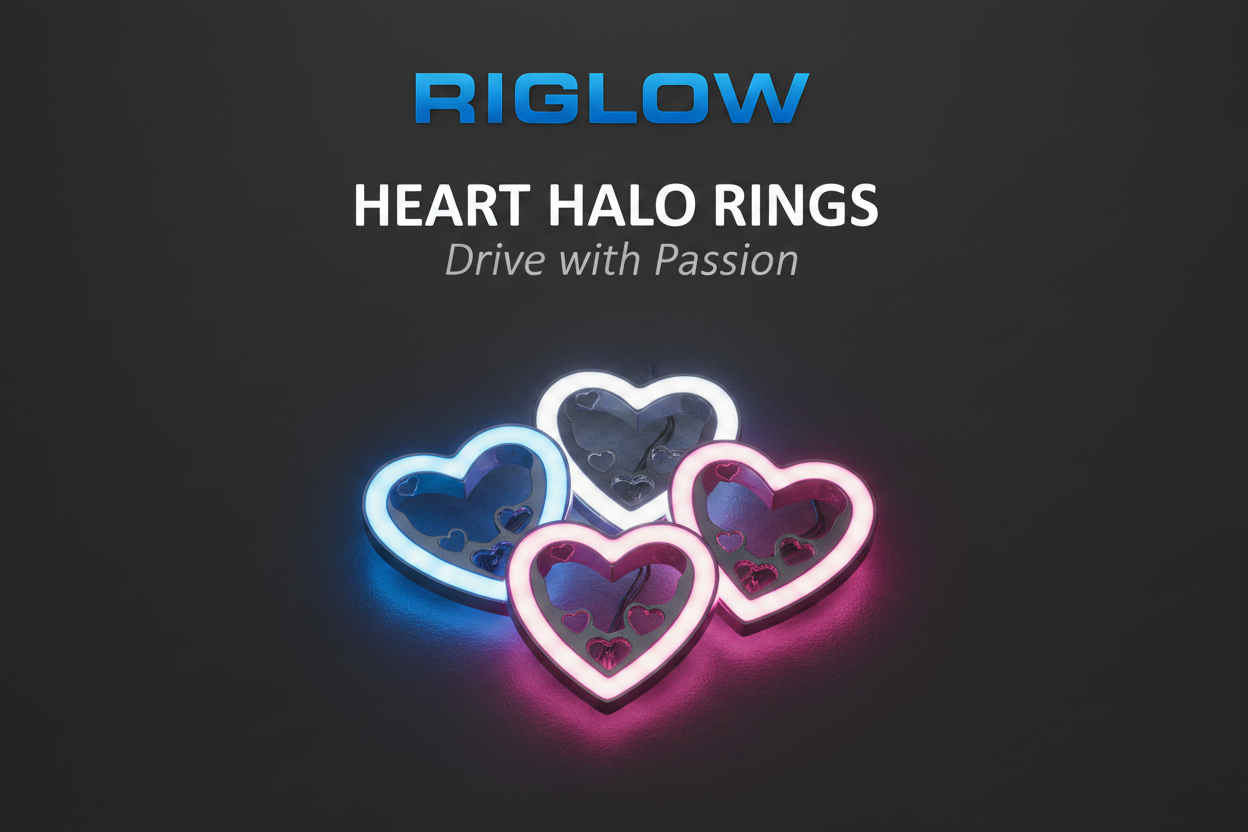 Heart Halo Rings