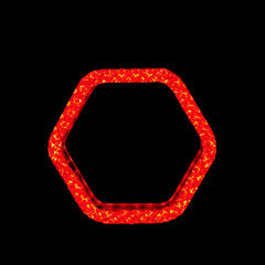 Riglow™ Powered by AES M10 5D RGB Crystal Hex Angel Eye Halo Rings – Bluetooth App Controlled with Welcome Function & Switchback-2