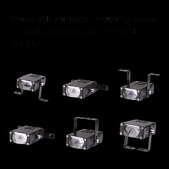 Riglow™ Powered by AES Mini RGB Dual-Color Grille Projector LED Lights – White/Yellow + RGB (Pair)-1