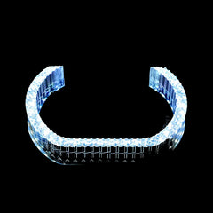 Riglow™ Powered by AES M9-U 5D Crystal RGB U-Shape Angel Eyes Shroud – Bluetooth App Controlled with Welcome Function & Switchback-2
