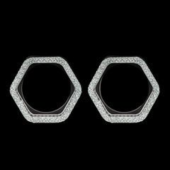 Riglow™ Powered by AES M10 5D RGB Crystal Hex Angel Eye Halo Rings – Bluetooth App Controlled with Welcome Function & Switchback-7