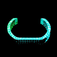 Riglow™ Powered by AES M9-U 5D Crystal RGB U-Shape Angel Eyes Shroud – Bluetooth App Controlled with Welcome Function & Switchback-7