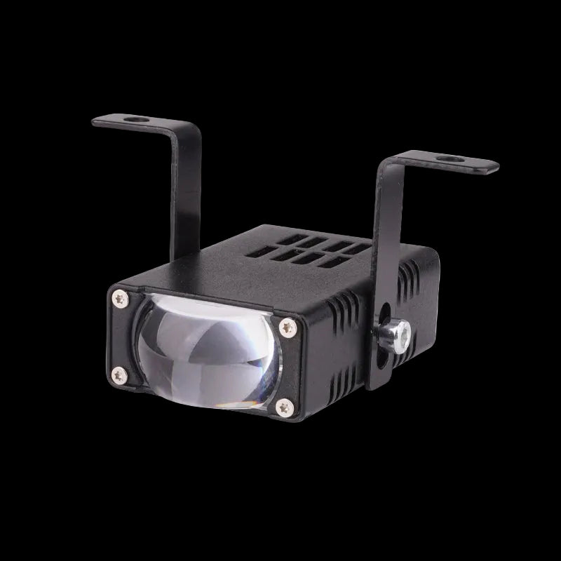 Riglow™ Powered by AES Mini RGB Dual-Color Grille Projector LED Lights – White/Yellow + RGB (Pair)-5