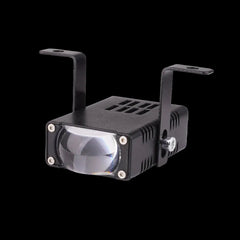 Riglow™ Powered by AES Mini RGB Dual-Color Grille Projector LED Lights – White/Yellow + RGB (Pair)-5