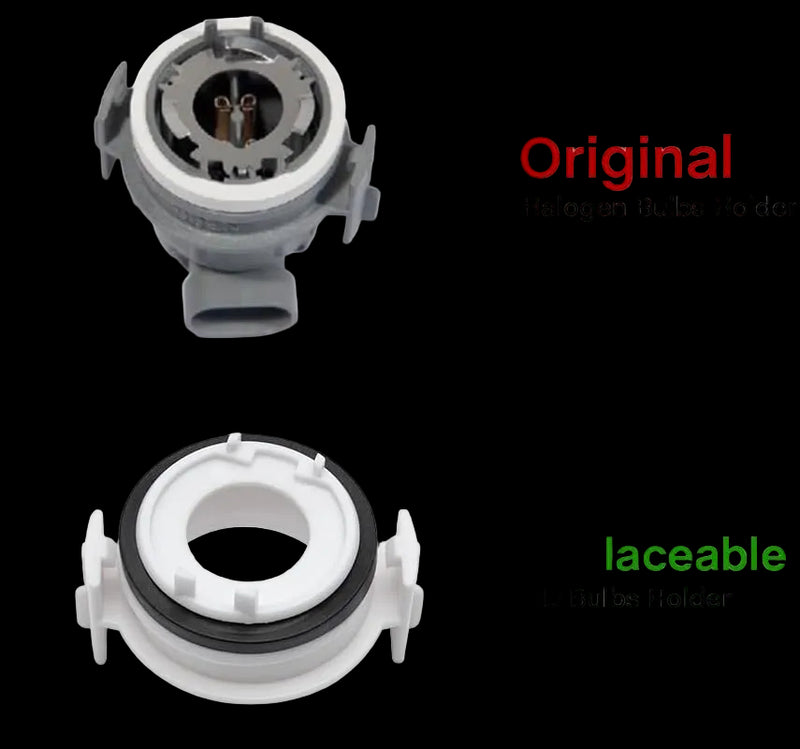 Riglow™ H7 LED Headlight Bulb Adapter Holder – L26 (BMW E46 3 Series)-8