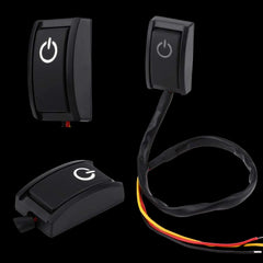 Riglow™ Universal 12V DIY Push Button Switch – Self-Adhesive ON/OFF-1