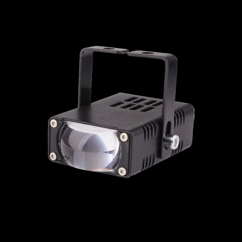 Riglow™ Powered by AES Mini RGB Dual-Color Grille Projector LED Lights – White/Yellow + RGB (Pair)-7