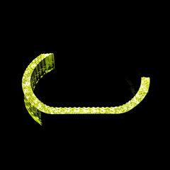 Riglow™ Powered by AES M9-L 5D RGB Crystal L-Shape Angel Eye Shroud Halo Rings – Bluetooth App Controlled with Welcome Function & Switchback-5