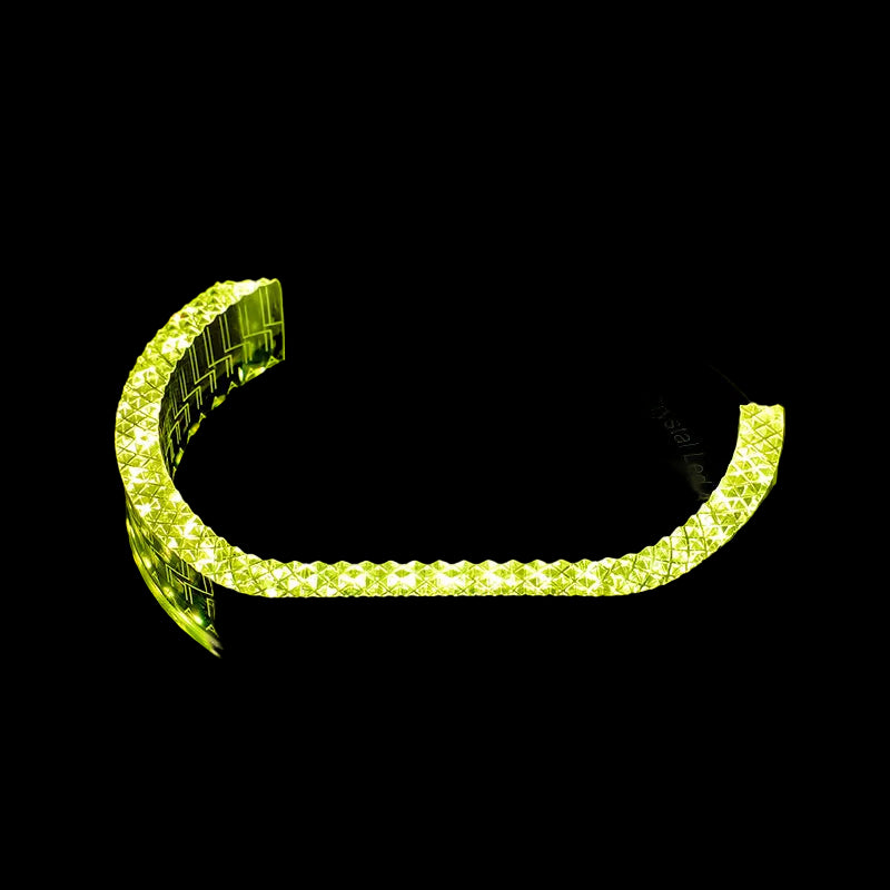 Riglow™ Powered by AES M9-L 5D RGB Crystal L-Shape Angel Eye Shroud Halo Rings – Bluetooth App Controlled with Welcome Function & Switchback-5