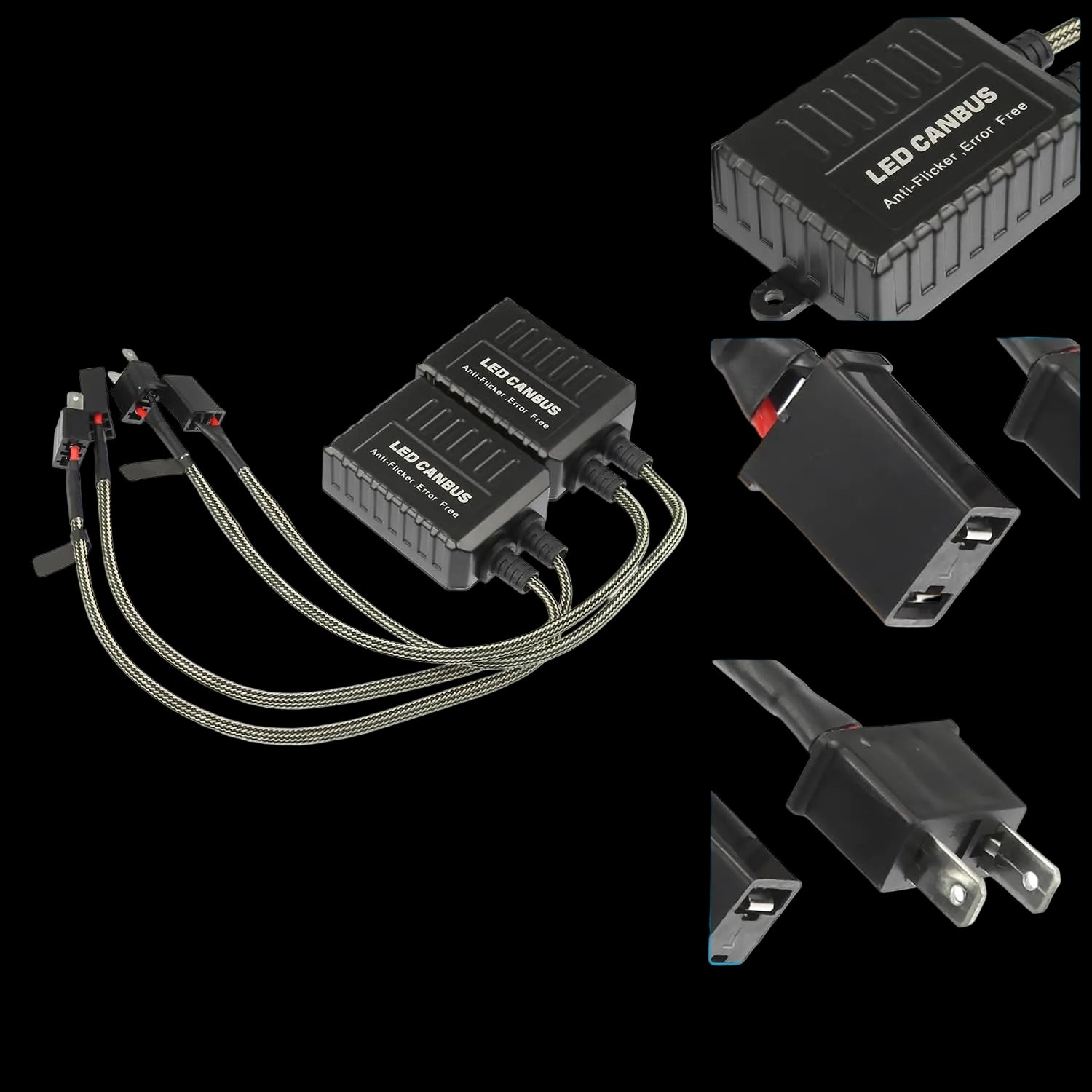 Riglow™ C20 LED CANBUS Error Canceller Module – H4 / H7 / H11 (Pair)-7