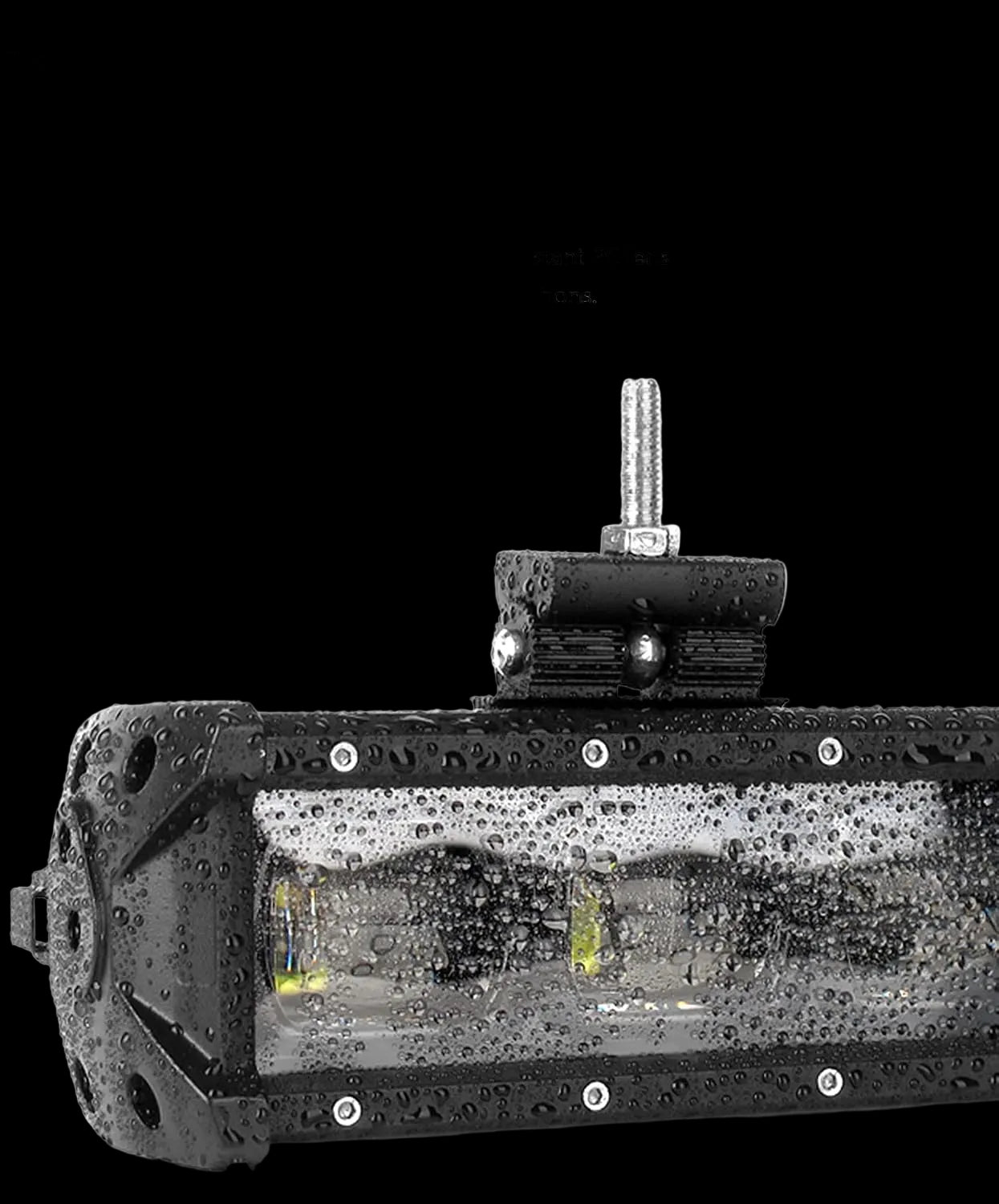Riglow™ 6D CREE LED Single Row Light Bar – 30W–240W Spot Beam IP68-9