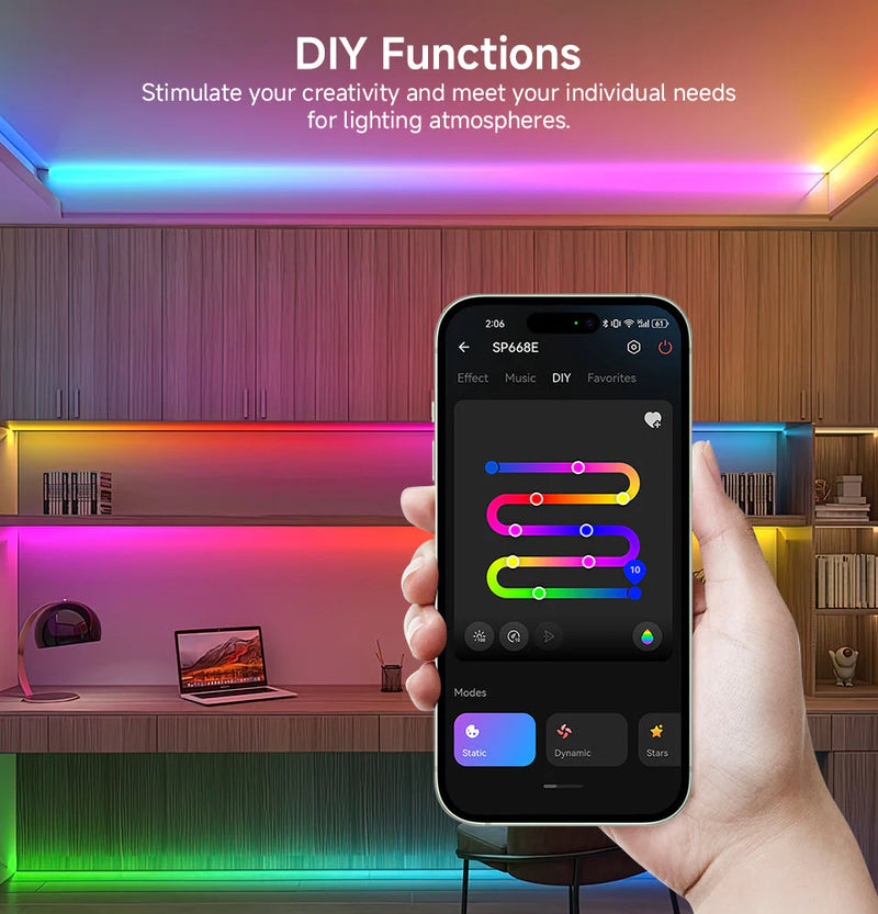 Riglow™ SP668E Bluetooth SPI LED Controller – 2 Output / 4 Output-3