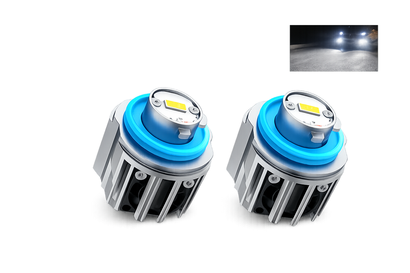 Riglow™ L1B / LW5B LED Fog & Rear Light Bulbs – 56W | 5600LM | 6000K White (Pair)-1