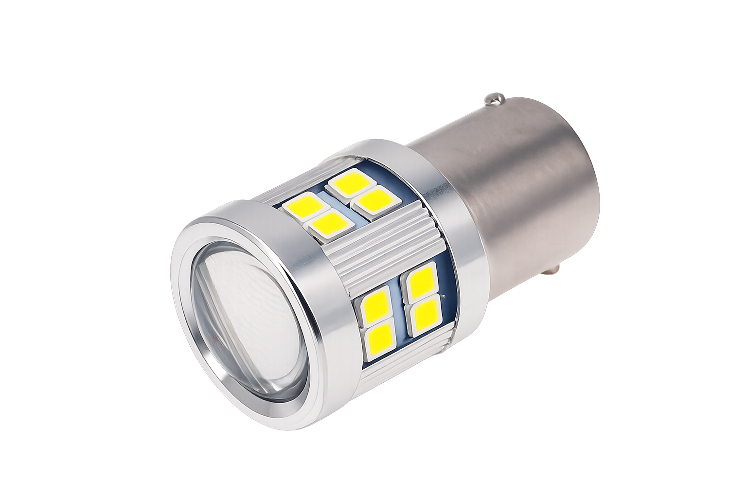 Riglow™ 1156 CANBUS White LED Bulb – 24× SMD2835 | 500LM | AC/DC 10–45V