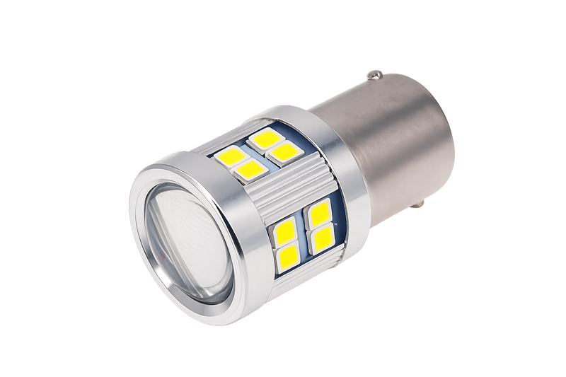 Riglow™ 1156 CANBUS White LED Bulb – 24× SMD2835 | 500LM | AC/DC 10–45V-1