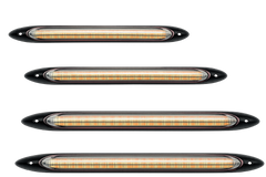 Riglow™ Sequential LED Daytime Running Light (DRL) Strip – White & Amber-1