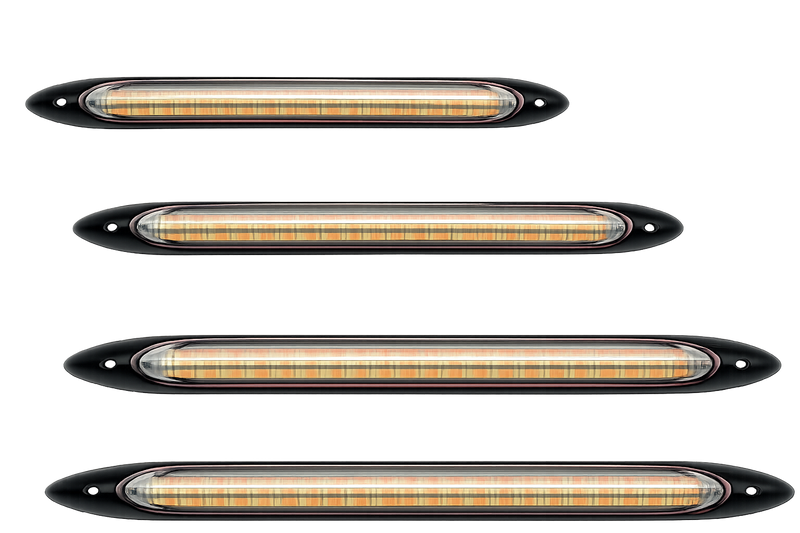 Riglow™ Sequential LED Daytime Running Light (DRL) Strip – White & Amber-1