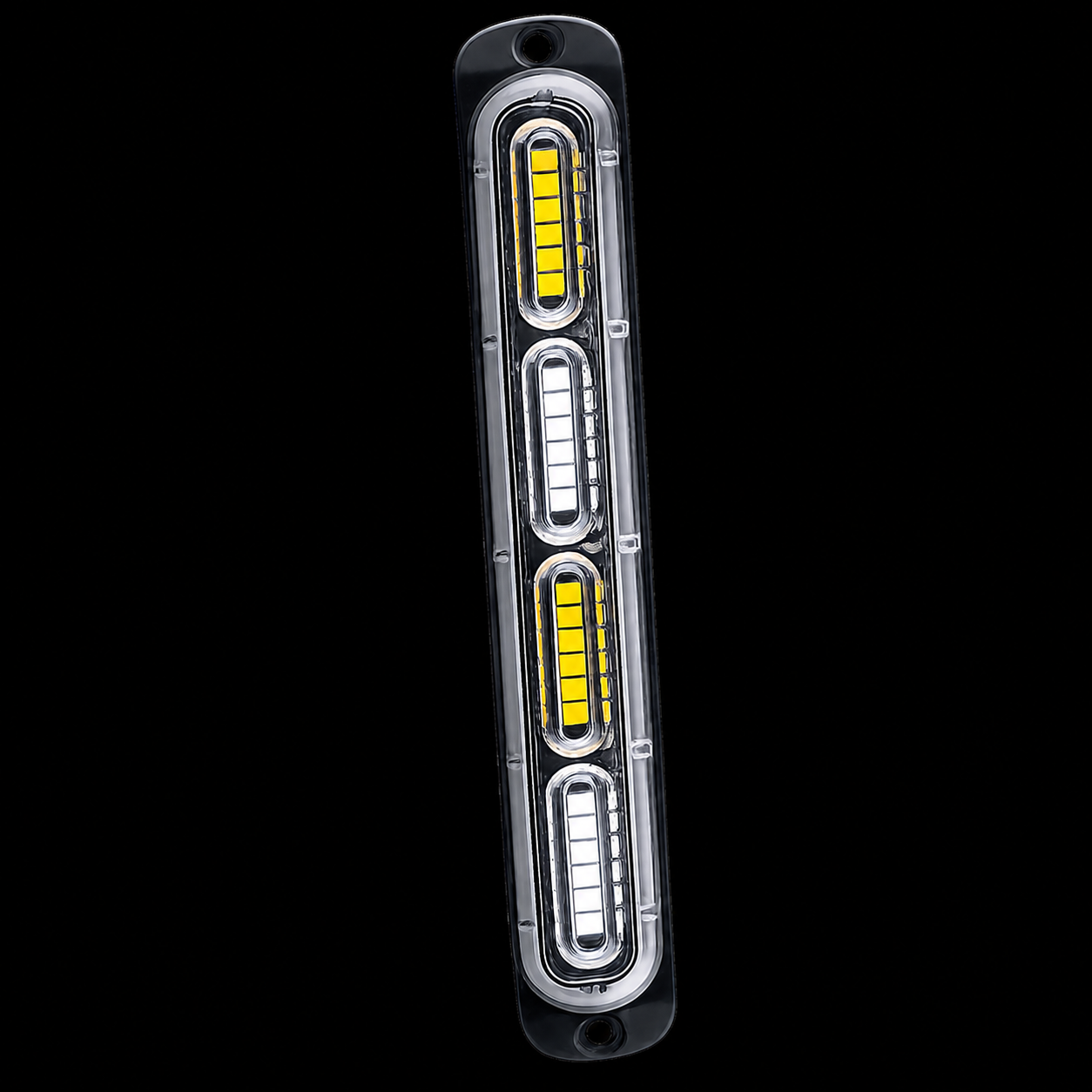 Riglow™ 4D 24-LED Emergency Warning Strobe Light Bar | 12V/24V-4