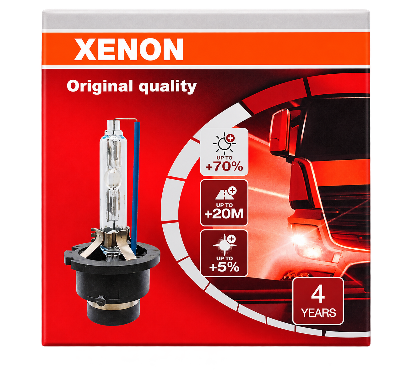 Riglow™ Xenon HID Headlight Bulbs – 6000K Ultra Bright White | Set of 2