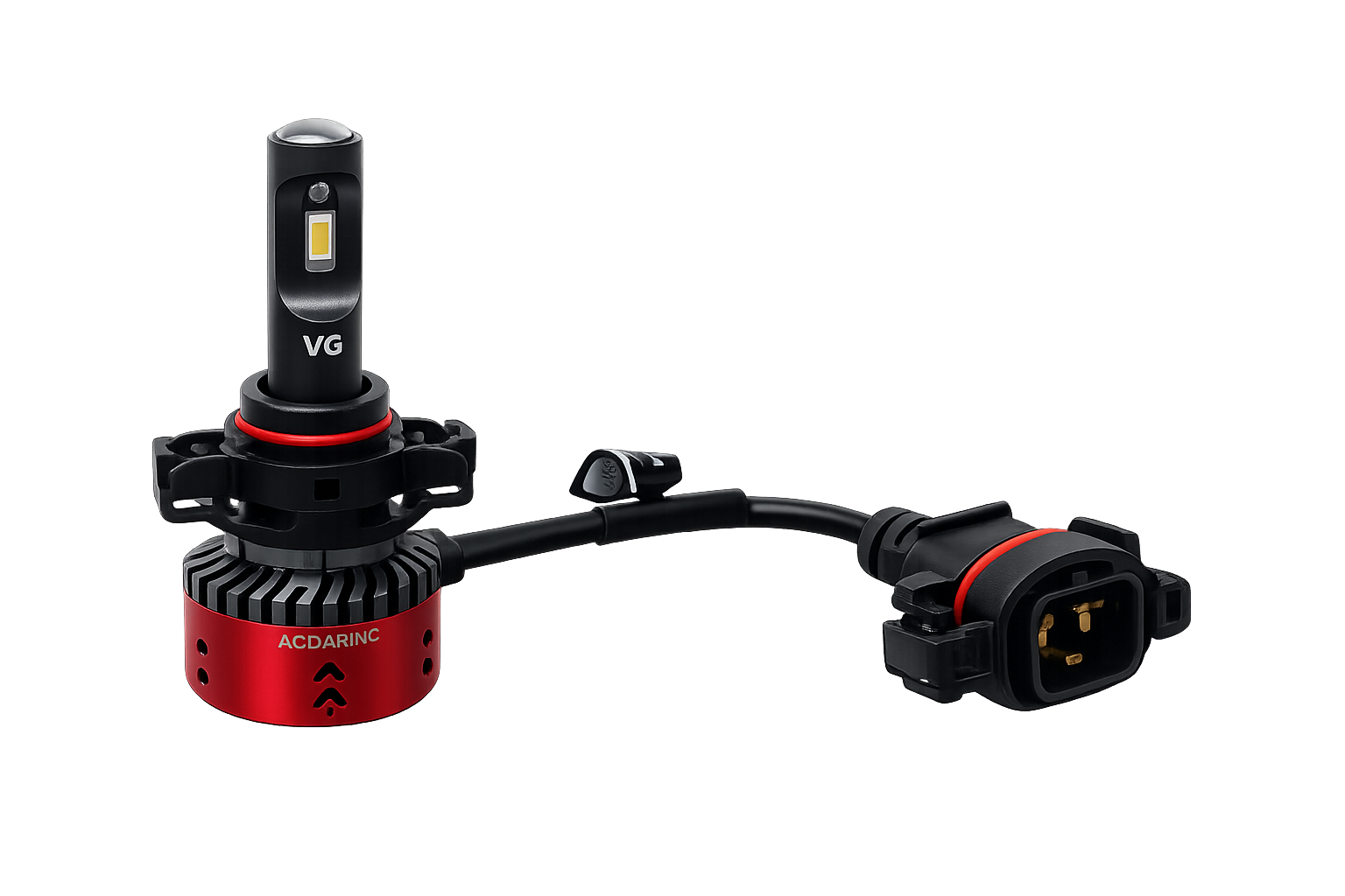 Riglow™ V6 LED Headlight Conversion Kit – 70W | 9600LM (12–24V) PSX24W-2