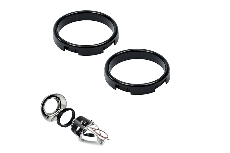Riglow™ Projector Centric Rings – 2.5" Lens to 3.0" Shroud Adapter Kit (2PCS)-1