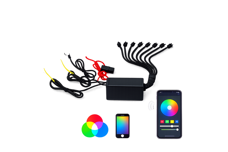 Riglow™ SP110 RGB LED Controller – Bluetooth App-Controlled Smart Lighting Module-2