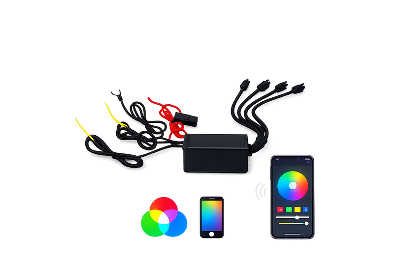 Riglow™ SP110 RGB LED Controller – Bluetooth App-Controlled Smart Lighting Module-3