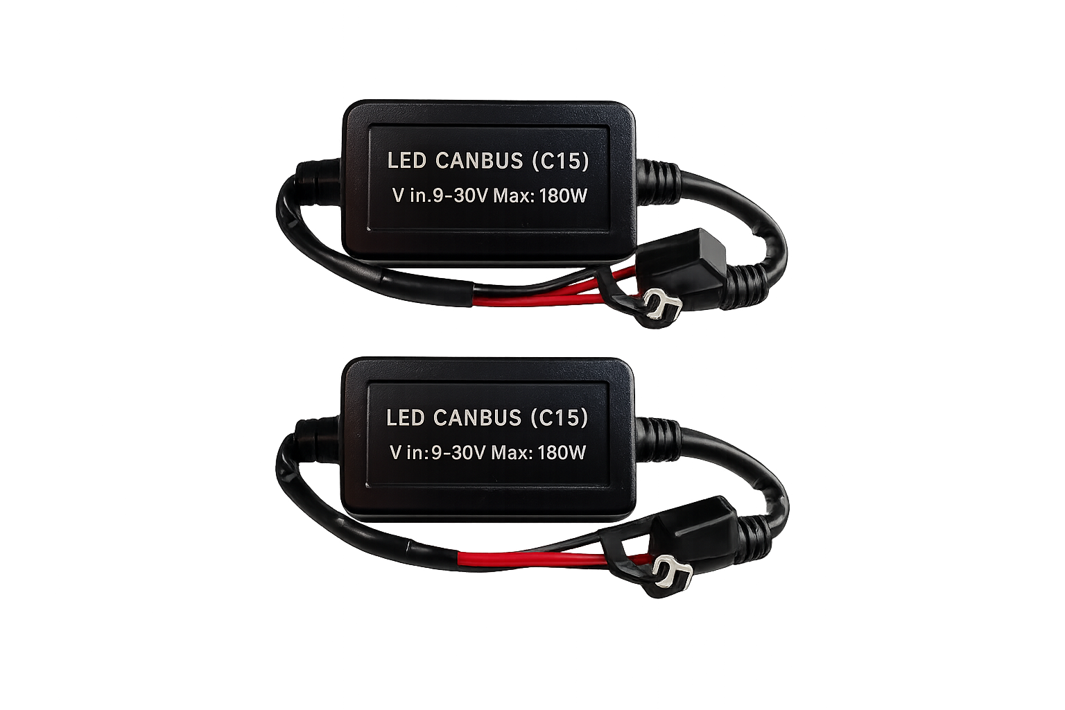 Riglow™ C15 LED CANBUS Load Resistors – 180W Max Error Canceller