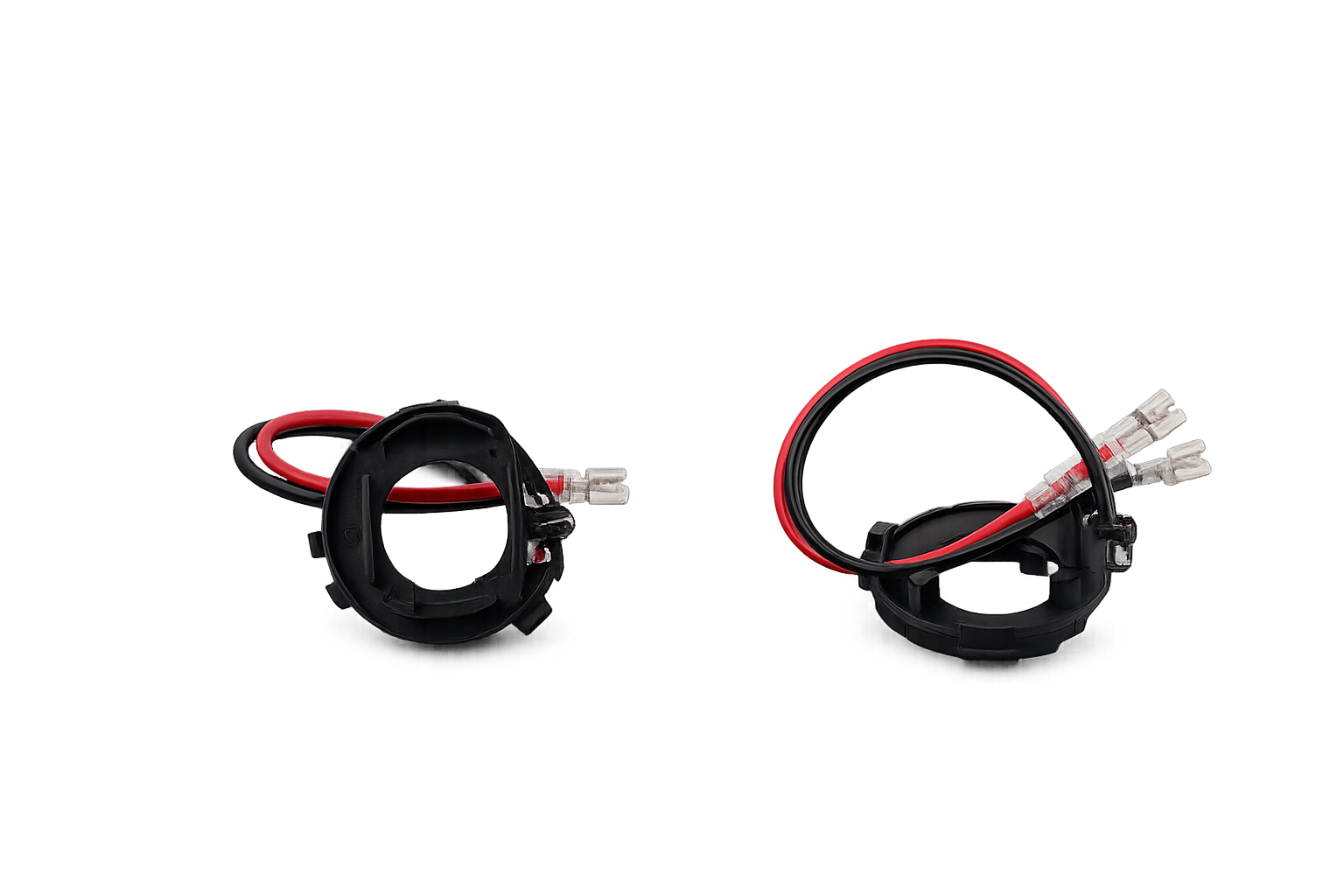 Riglow™ L16 H7 LED Bulb Adapter Holder with Wiring Leads – VW Golf 7 MK7 (Pair)-1