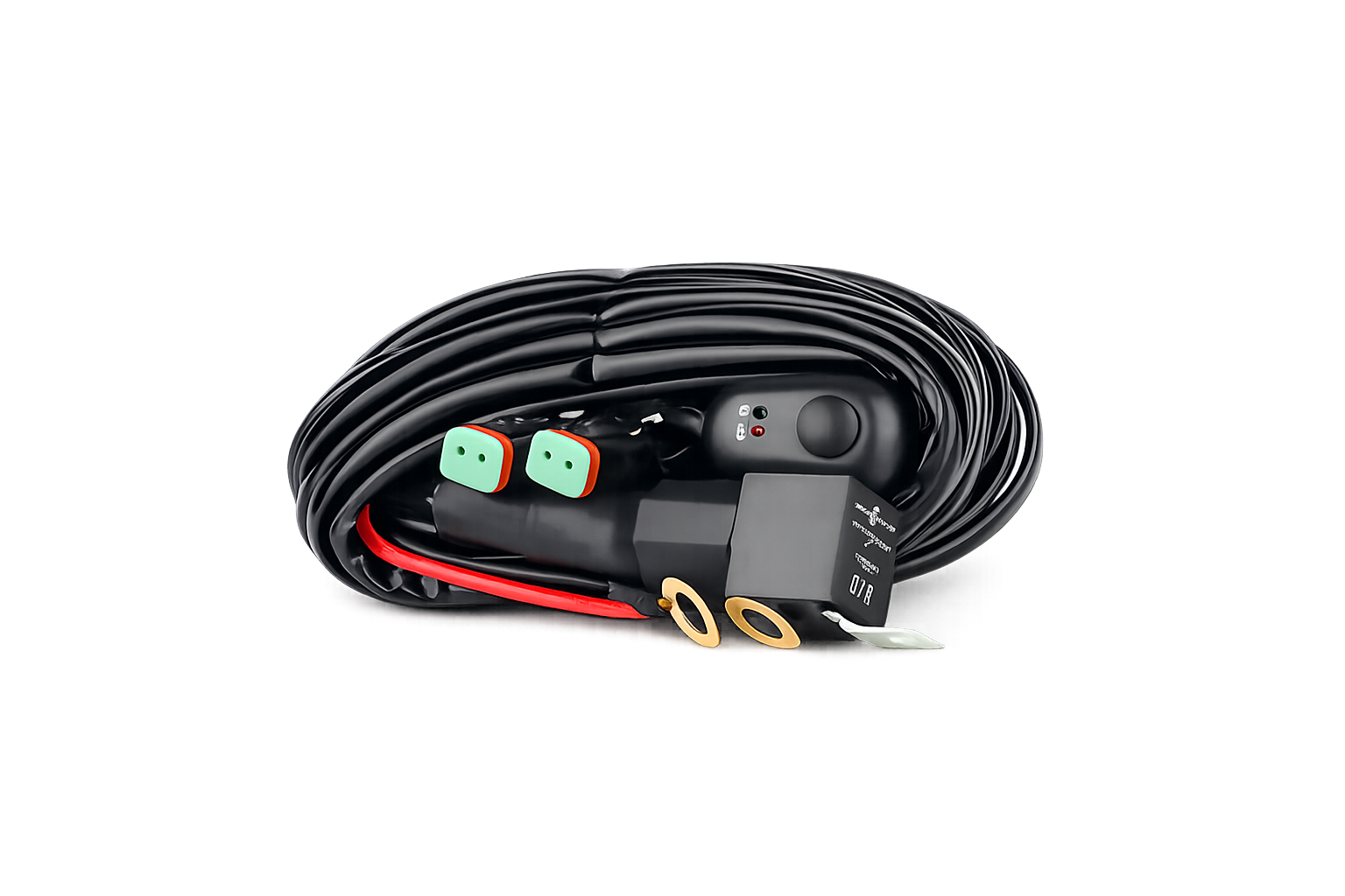 Riglow™ Dual Output Auxiliary Light Wiring Harness – Strobe Function | 16AWG | 200W Max
