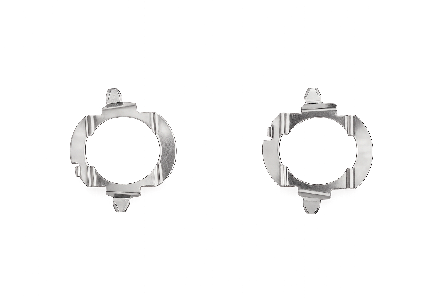 Riglow™ L06 H7 LED Bulb Adapter Holder – Mercedes-Benz B-Class, ML, Touareg & Opel (Aluminum Pair)-1