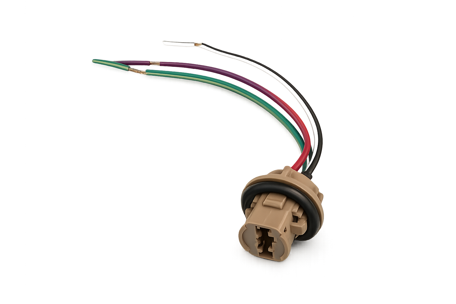 Riglow™ T20 / 7443 Female Bulb Socket Connector Harness (Wire Pigtail)