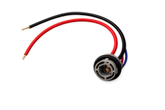 Riglow™ 1157 BAY15D Dual-Contact Female Bulb Socket Harness (3-Wire)-1