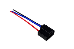 Riglow™ H4 Female Bulb Socket Connector Harness-1