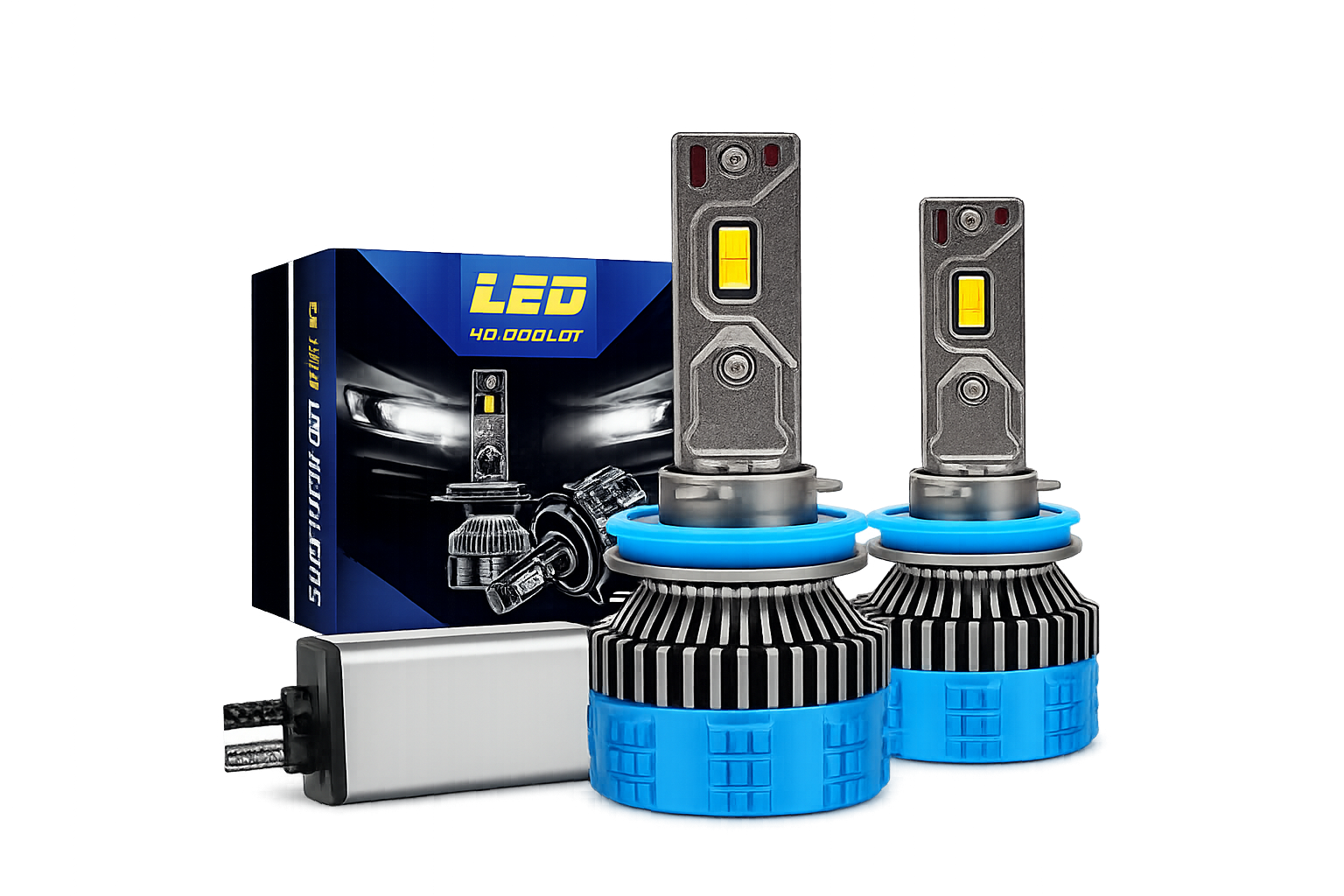 Riglow™ F8 PRO LED Headlight Kit – 200W 40000LM H11 6000K CANBUS