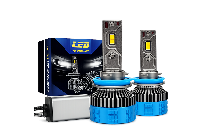 Riglow™ F8 PRO LED Headlight Kit – 200W 40000LM H11 6000K CANBUS-1