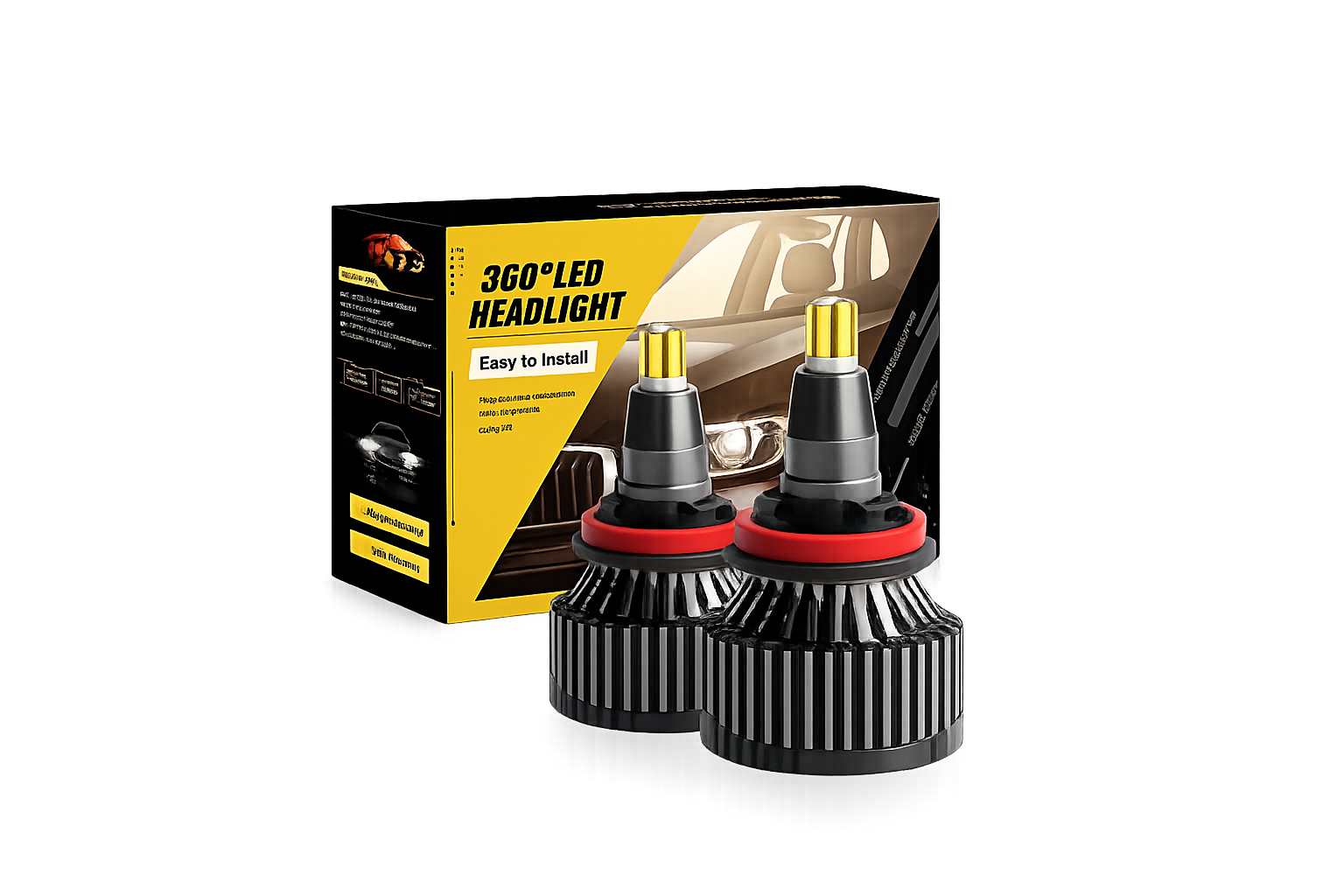 Riglow™ R1T 360° LED Headlight Kit