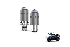 Riglow™ Dual Color LED Motorcycle Headlight Bulb – White/Amber Hi/Lo Beam-1