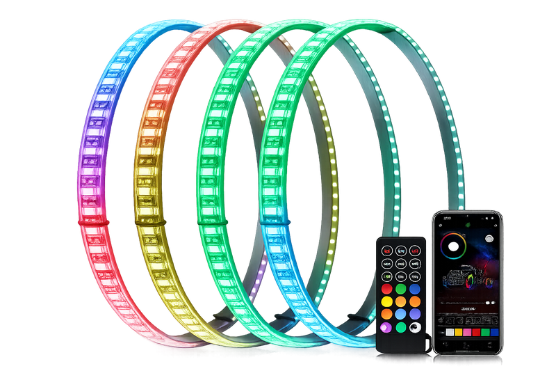 Riglow™ Single Row LED Wheel Ring Light Kit-1