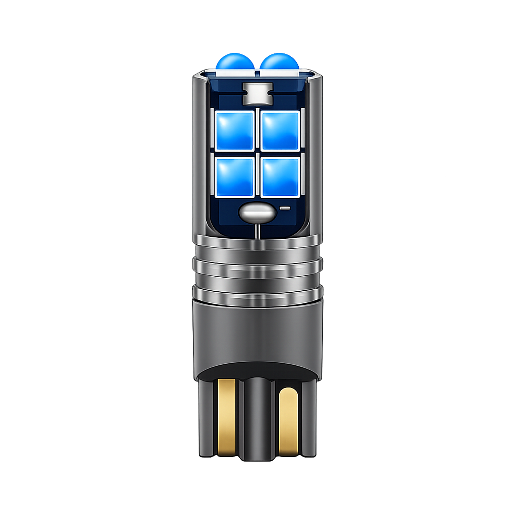 Riglow™ T10 LED Wedge Bulbs – High-Performance 6SMD CANBUS Lighting-7