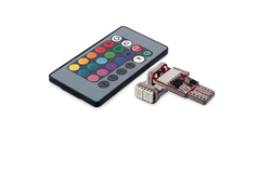 Riglow™ T10 RGB LED Bulbs (Multi-Color + Remote Control)-1