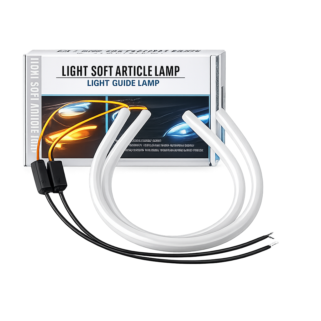 Riglow™ 24" Sequential DRL LED Strip Lights – White DRL & Amber Flowing Turn Signal (2PCS)