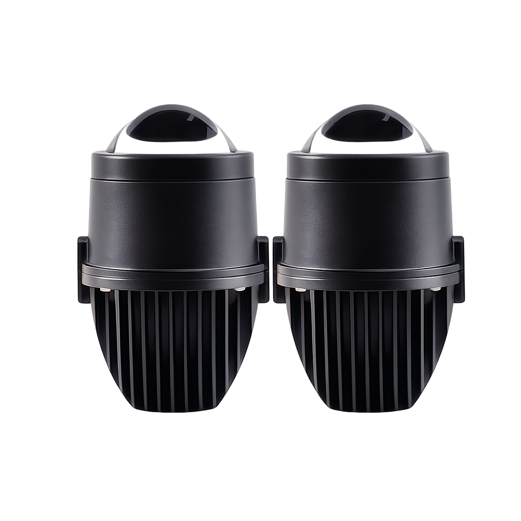 Riglow™ Powered by Carson Bi-LED Projector Fog Lamps – F2 & F3 Series | 6000K White-2