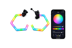 Riglow™ RGB Chasing LED Halo Rings (60mm–100mm)-2