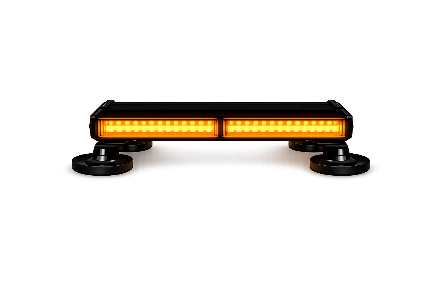 Riglow™ Four-Sided COB LED Magnetic Light Bar – Amber / Amber & White Combo (DC9–30V)