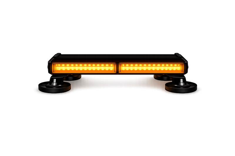 Riglow™ Four-Sided COB LED Magnetic Light Bar – Amber / Amber & White Combo (DC9–30V)-1