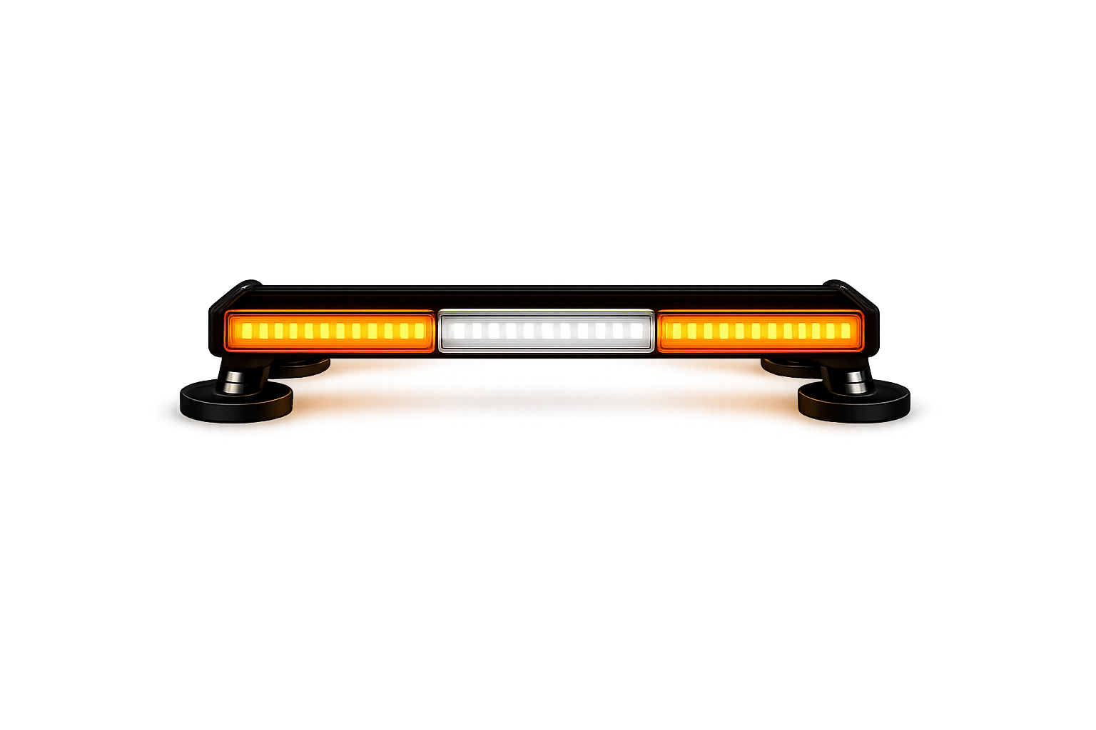 Riglow™ Four-Sided COB LED Magnetic Light Bar – Amber / Amber & White Combo (DC9–30V)-4