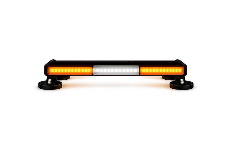 Riglow™ Four-Sided COB LED Magnetic Light Bar – Amber / Amber & White Combo (DC9–30V)-4
