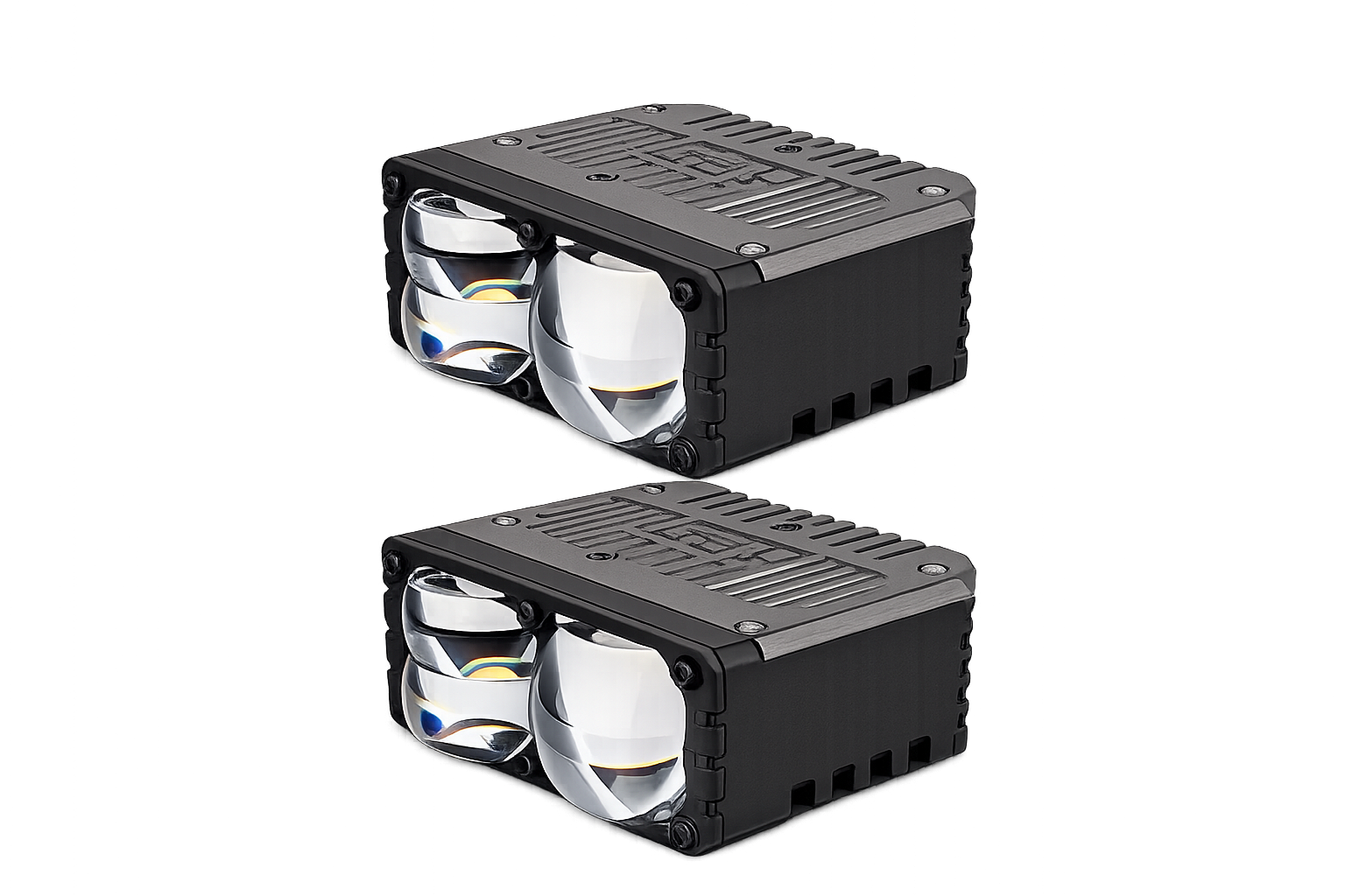 Riglow™ Powered by AES Bi-LED Auxiliary Projector Lens – 3 Eyes / 4 Eyes Series